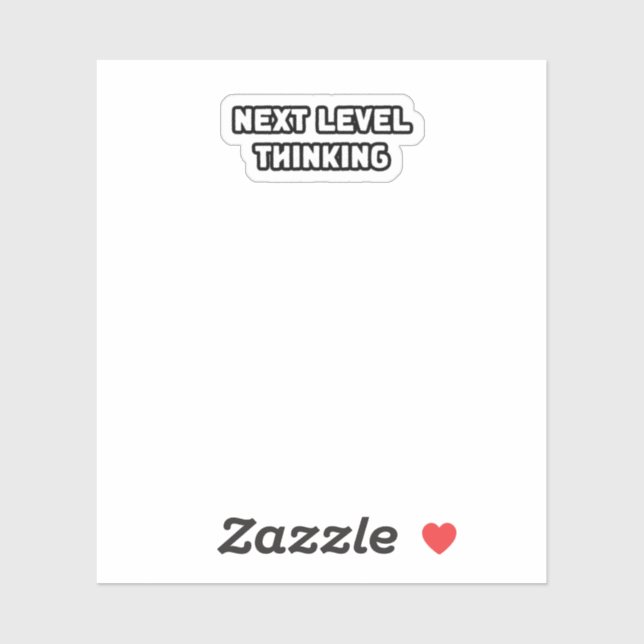 Next Level Thinking Innovation Growth Visionary Mi Sticker (Sheet)