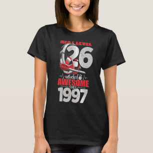 Next Level Unlocked 26 Year Old Boy 1997 Headset G T-Shirt