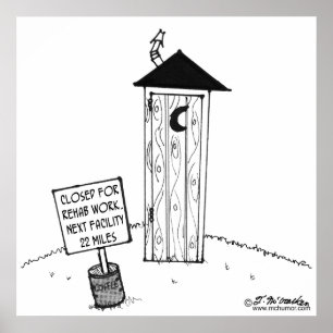 Next Outhouse 22 Miles Poster