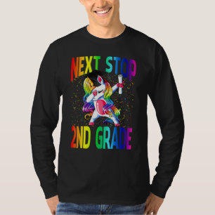 Next Stop 2nd Grade Graduation Unicorn T-Shirt