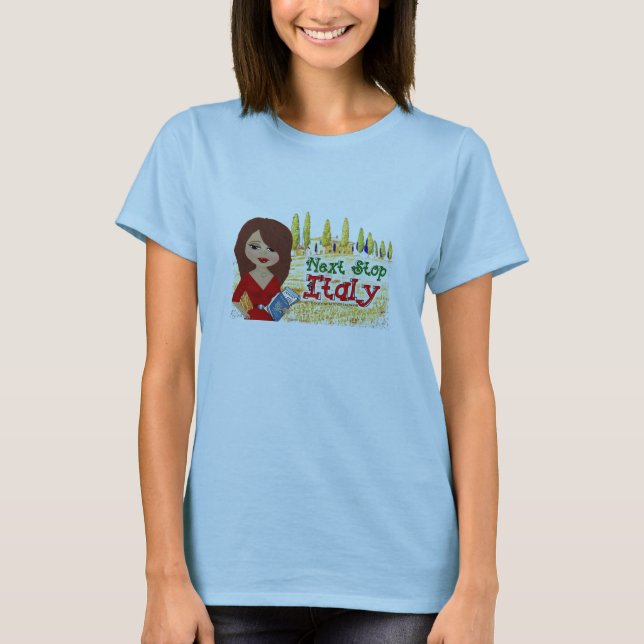 Next Stop Italy  Logo Shirt (Front)