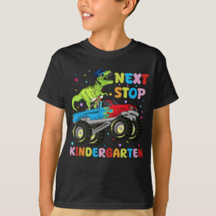 Next Stop Kindergarten Monster Truck T-Shirt