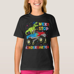 Next Stop Kindergarten Monster Truck T-Shirt