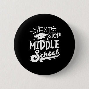 Next Stop Middle School Fifth Grade Graduation Sum Button