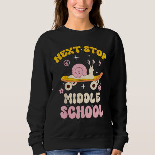 Next Stop Middle School Groovy Holiday Last Day Of Sweatshirt