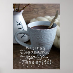 Next to chocolate poster