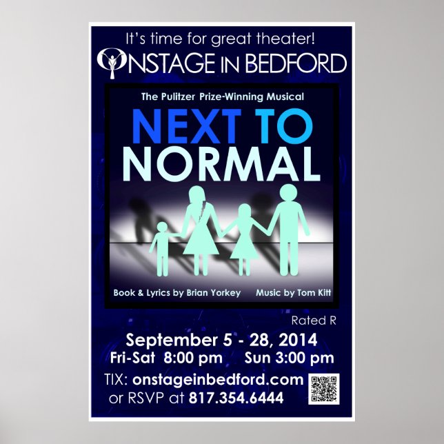 NEXT TO NORMAL Poster (Front)