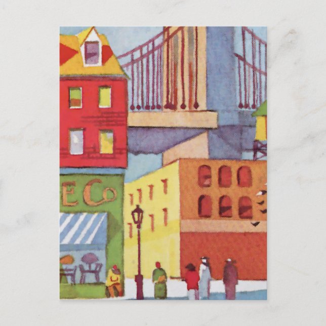 Next to the Bridge Postcard (Front)