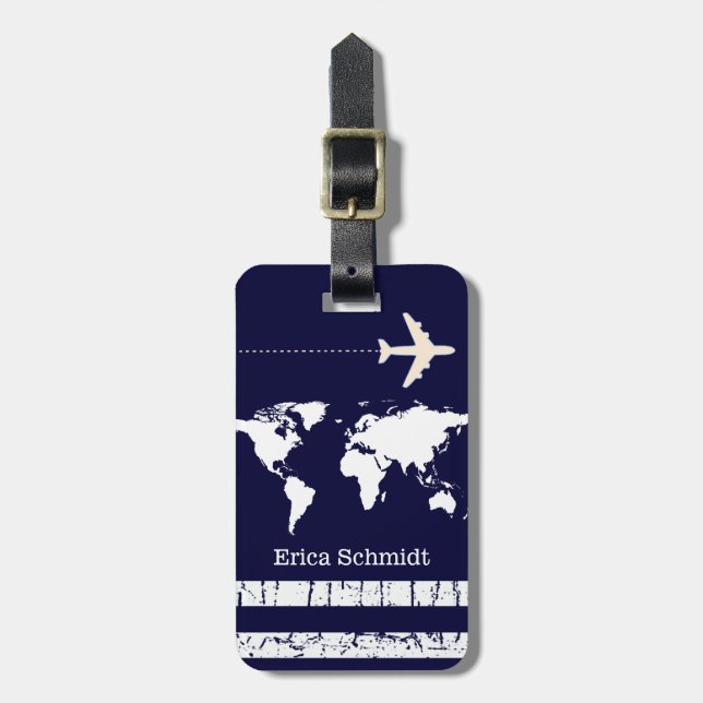 next travel personalized luggage tag (Front Vertical)