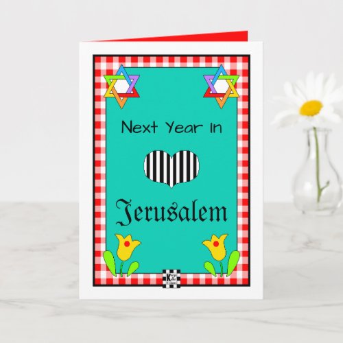 Next Year In Jerusalem greeting card