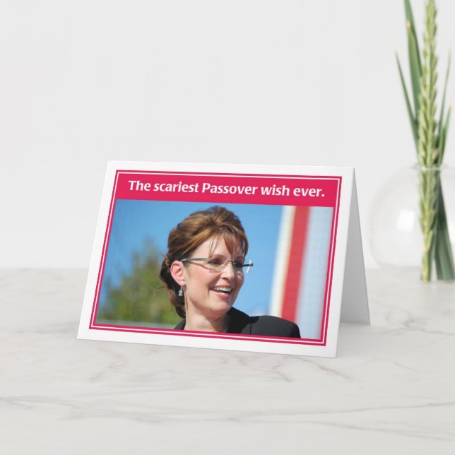 Next Year in Palinstine Funny Passover Card (Front)