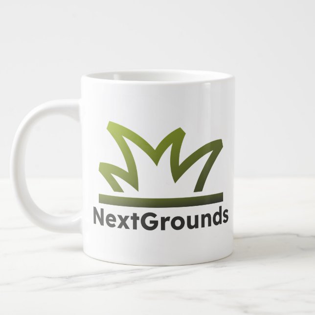 NextGrounds Giant Coffee Mug (Left)