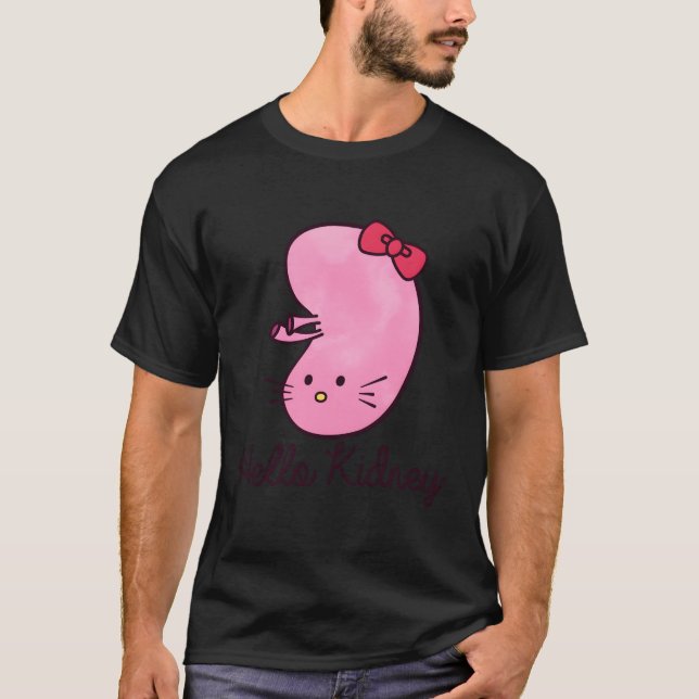 Ney Disease Awareness Ney Transplant Donor Dialysi T-Shirt (Front)