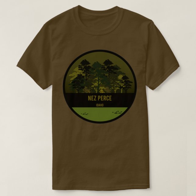 Nez Perce National Forest Grove T-Shirt (Design Front)