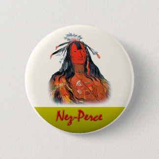 Nez-Perce Pinback Button