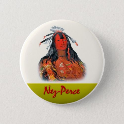 Nez_Perce Pinback Button