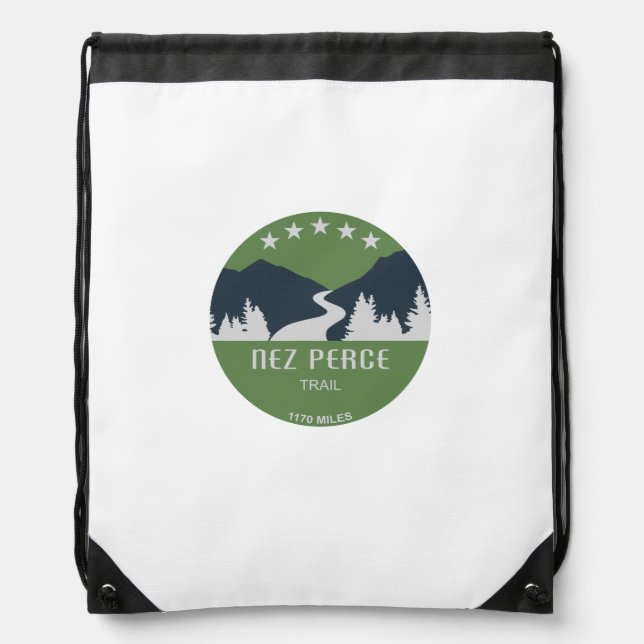 Nez Perce Trail Drawstring Bag (Front)