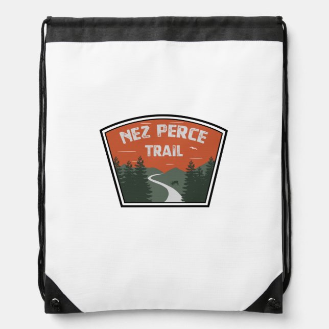 Nez Perce Trail Drawstring Bag (Front)