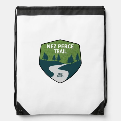Nez Perce Trail Drawstring Bag