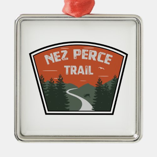 Nez Perce Trail Metal Ornament
