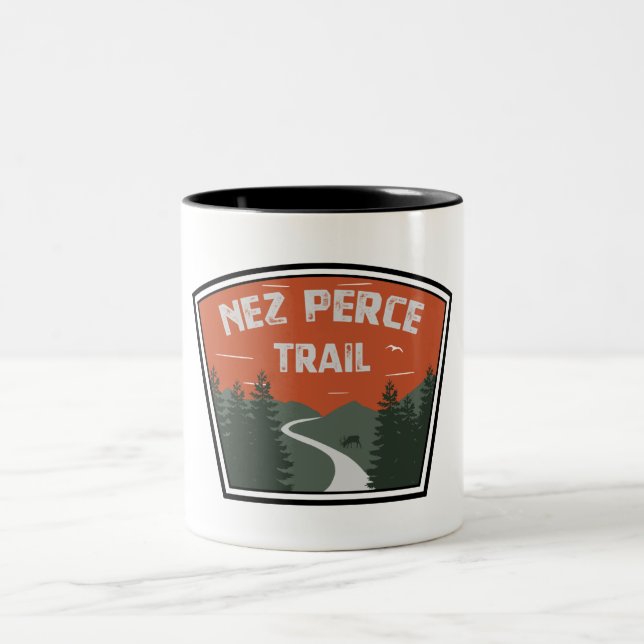 Nez Perce Trail Two-Tone Coffee Mug (Center)