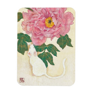 Nezumito-Botan: The Little Mouse and the Peony Magnet