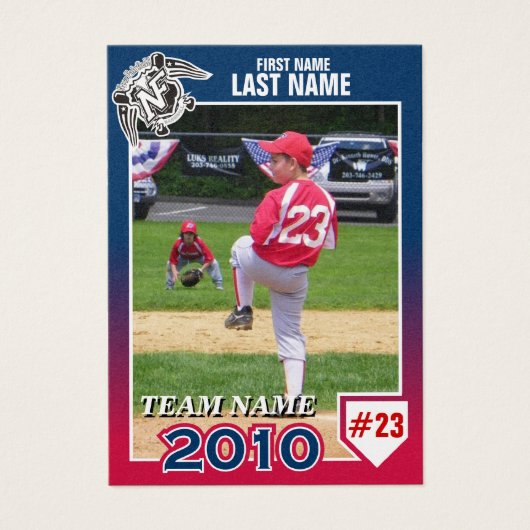 NFB 2010 Baseball Card (Front)