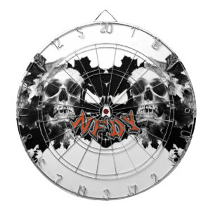 NFDY Tri-Skull Dartboard