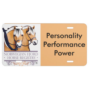 NFHR Logo License Plate