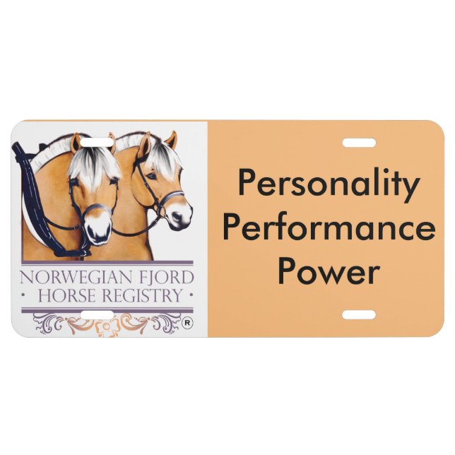 NFHR Logo License Plate (Front)