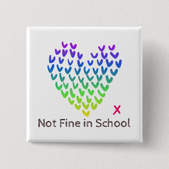 NFIS Square Badge Button (Front)