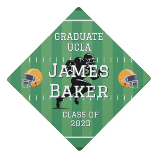 NFL Football Graduation Cap