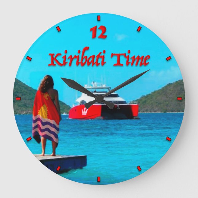 NFT Champions Kiribati Time Clock (Front)