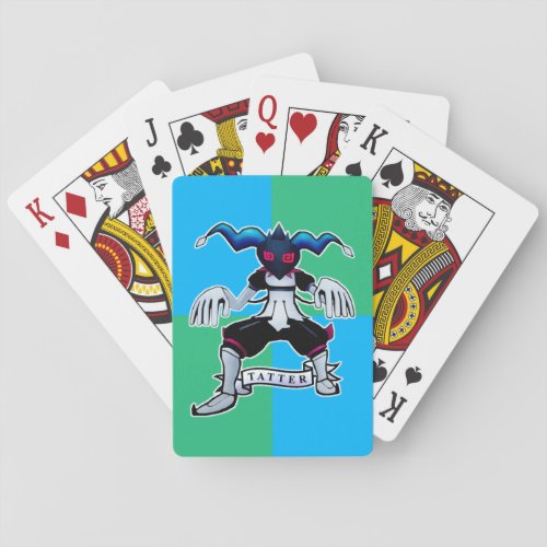 NFT Champions Playing Cards Tatter _ Blue Green