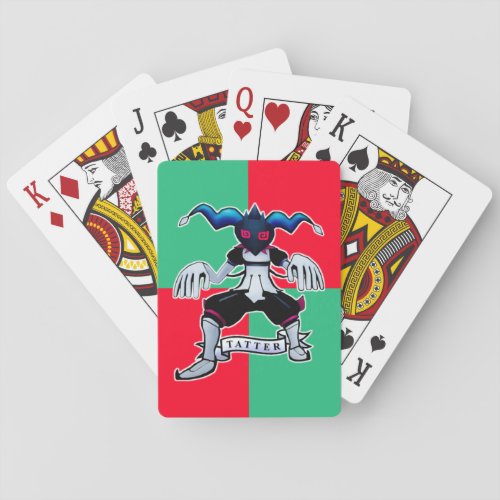 NFT Champions Playing Cards Tatter _ Red Green
