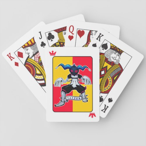NFT Champions Playing Cards Tatter _ Red Yellow