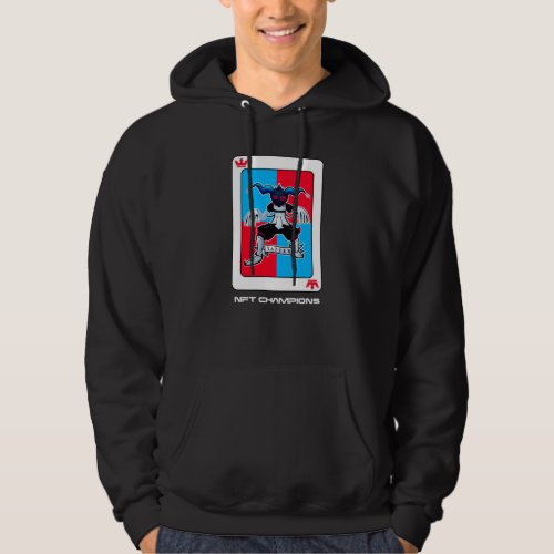 NFT Champions Red Blue Tatter Hoodie