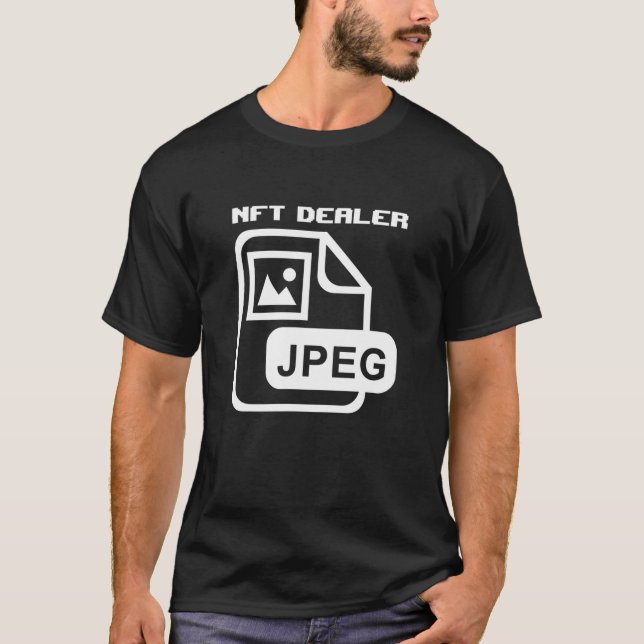 NFT Dealer Non-Fungible Token Crypto Art NFT T-Shirt (Front)