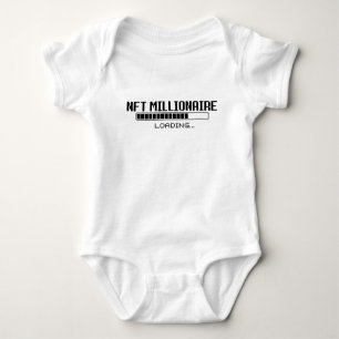Nft millionaire loading baby bodysuit