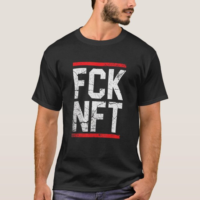 Nft Non Fungible Token Blockchain Crypto Nfts T-Shirt (Front)