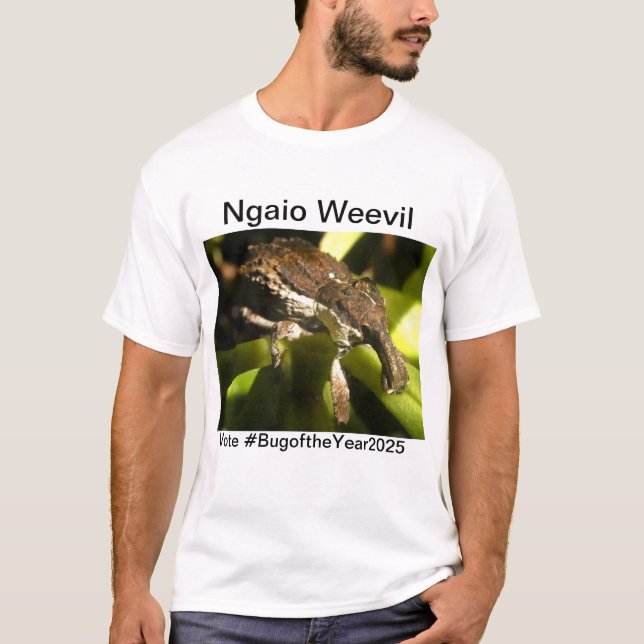 Ngaio weevil for Bug of the year 2025 T-Shirt (Front)