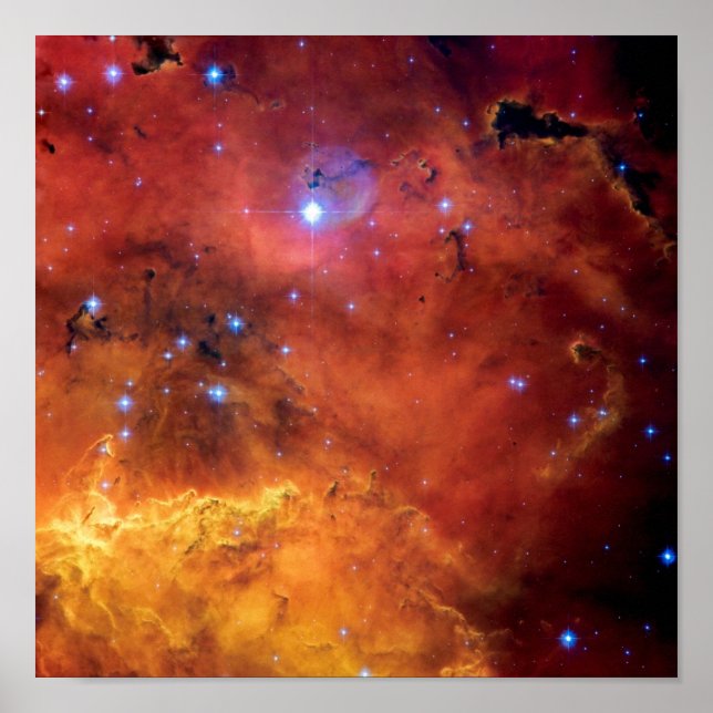 NGC 2467 Nebula - Hubble Space Telescope Photo Poster (Front)