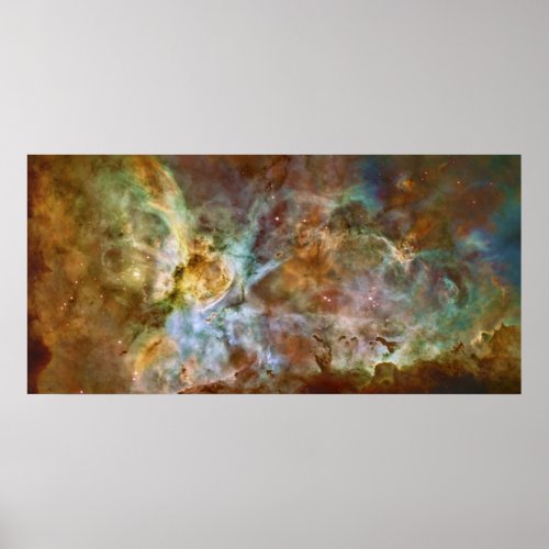 NGC 3372 Carinae Nebula from the Hubble Poster