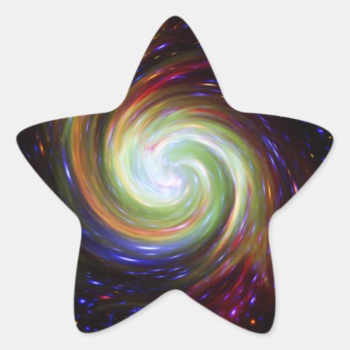 NGC 346 Twirl Star Sticker