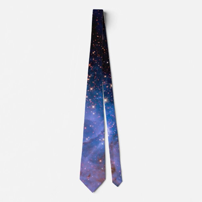 NGC 3603 Star Cluster - NASA Hubble Space Photo Neck Tie (Front)