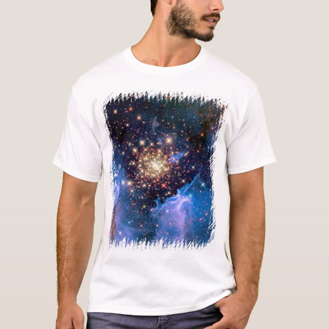 NGC 3603 Star Cluster - NASA Hubble Space Photo T-Shirt (Front)