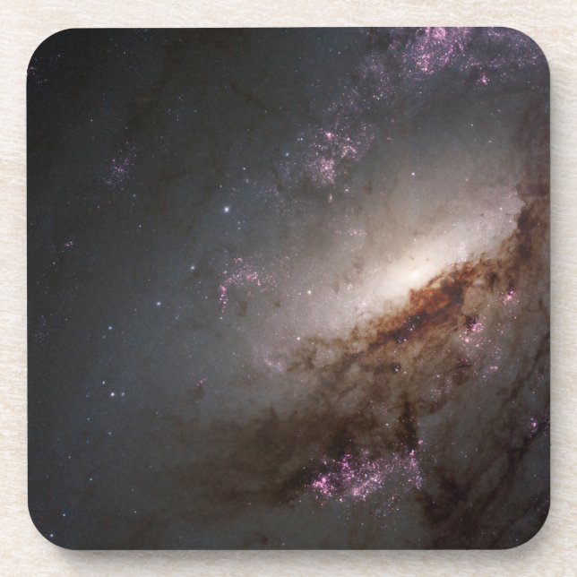 Ngc 4258 Undergoing Intense Star Formation. Beverage Coaster (Front)