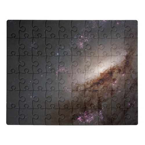 Ngc 4258 Undergoing Intense Star Formation Jigsaw Puzzle