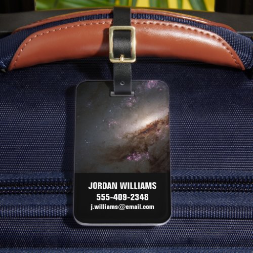 Ngc 4258 Undergoing Intense Star Formation Luggage Tag
