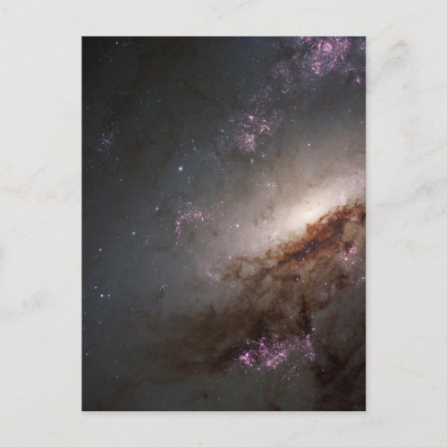 Ngc 4258 Undergoing Intense Star Formation Postcard